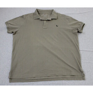 Eddie Bauer Polo Shirt Men's Size XL Green Logo Short Sleeve